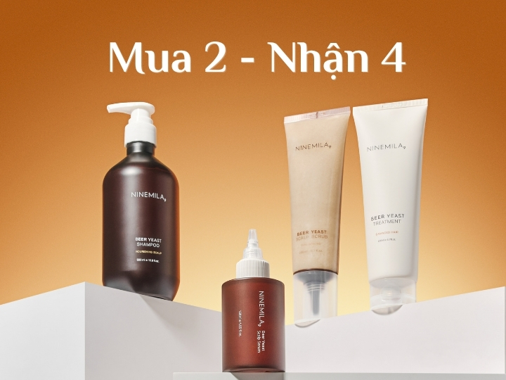 Combo Giảm rụng tóc, Kích mọc tóc
